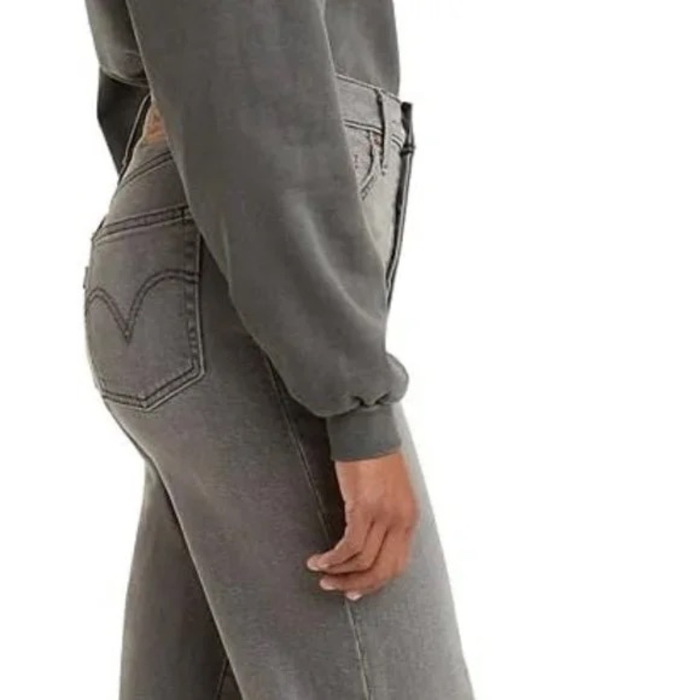 Levi’s Ribcage Straight Ankle Jeans | Size 24 | Gray | High Rise - Picture 14 of 15